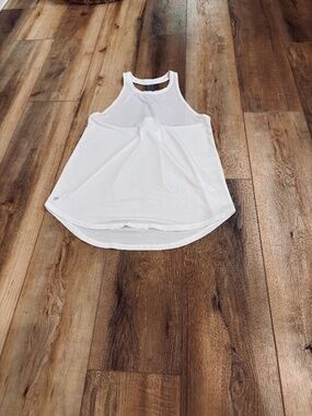 Athleta Power of She Incline White T Strap -XS Tank Top Breathable Lightweight